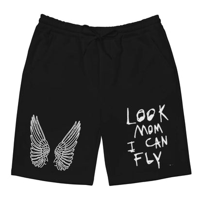 Look Mom I Can Fly Black shorts for men