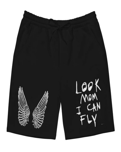 Look Mom I Can Fly Black shorts for men